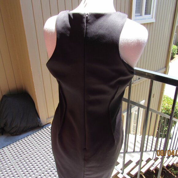 #394  NEW WOMEN'S FAUX LEATHER DRESS BY AX  (SIZE 6US / 10UK) - Picture 3 of 3